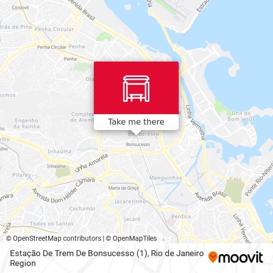 Estação De Trem De Bonsucesso (1) map