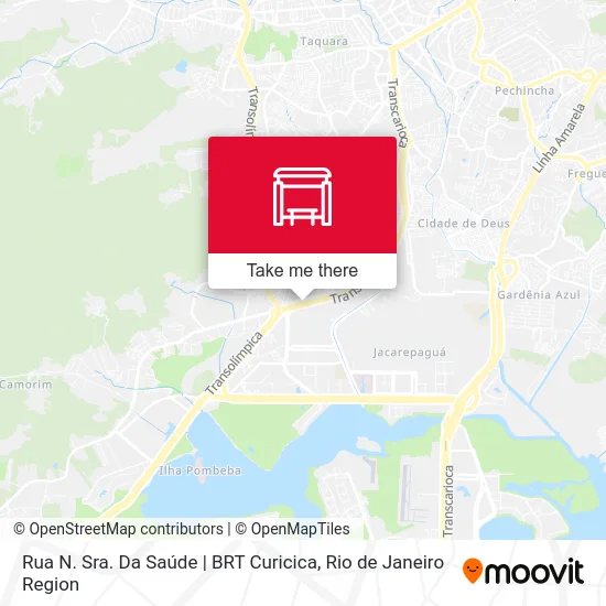 Rua N. Sra. Da Saúde | BRT Curicica map