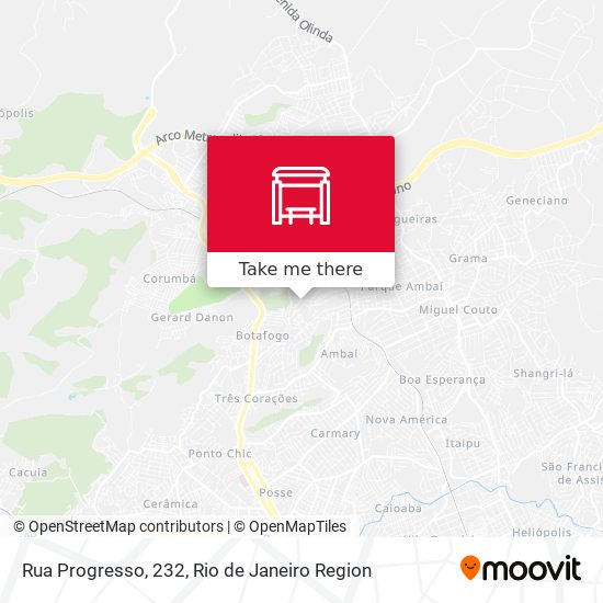 Rua Progresso, 232 map
