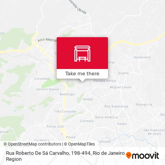 Rua Roberto De Sá Carvalho, 198-494 map
