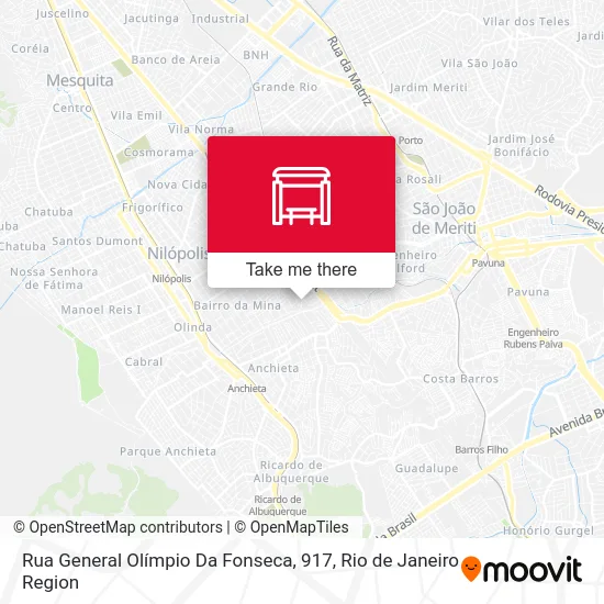 Rua General Olímpio Da Fonseca, 917 map
