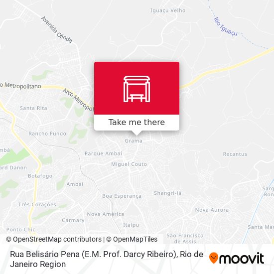 Rua Belisário Pena (E.M. Prof. Darcy Ribeiro) map