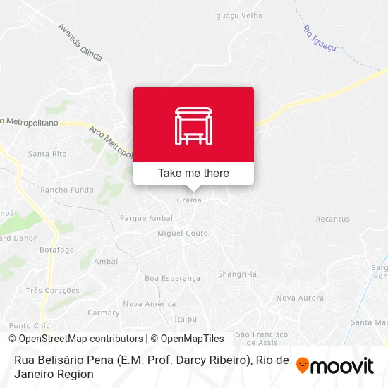 Rua Belisário Pena (E.M. Prof. Darcy Ribeiro) map