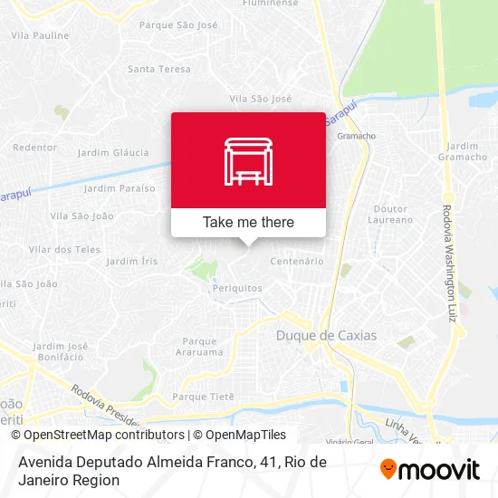 Avenida Deputado Almeida Franco, 41 map