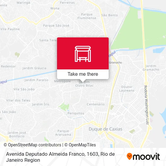Avenida Deputado Almeida Franco, 1603 map