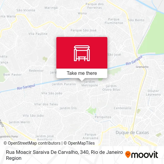 Rua Moacir Saraiva De Carvalho, 340 map