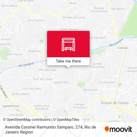 Avenida Coronel Raimundo Sampaio, 274 map