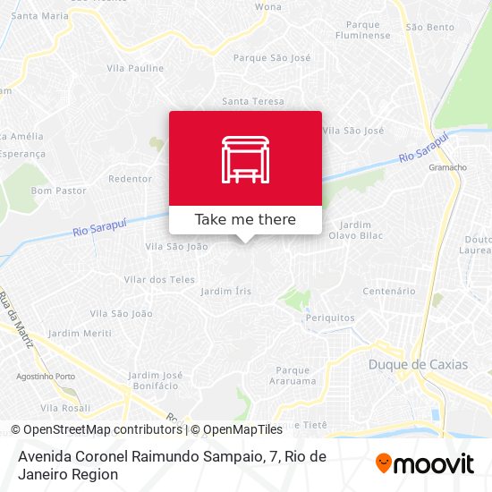 Avenida Coronel Raimundo Sampaio, 7 map