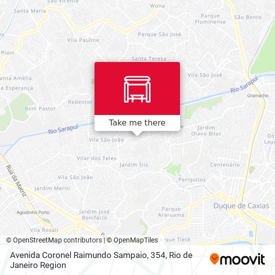 Avenida Coronel Raimundo Sampaio, 354 map