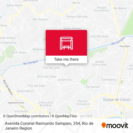 Avenida Coronel Raimundo Sampaio, 354 map