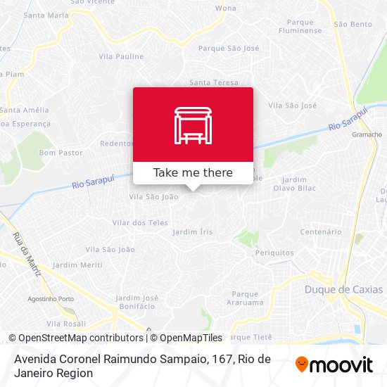 Avenida Coronel Raimundo Sampaio, 167 map