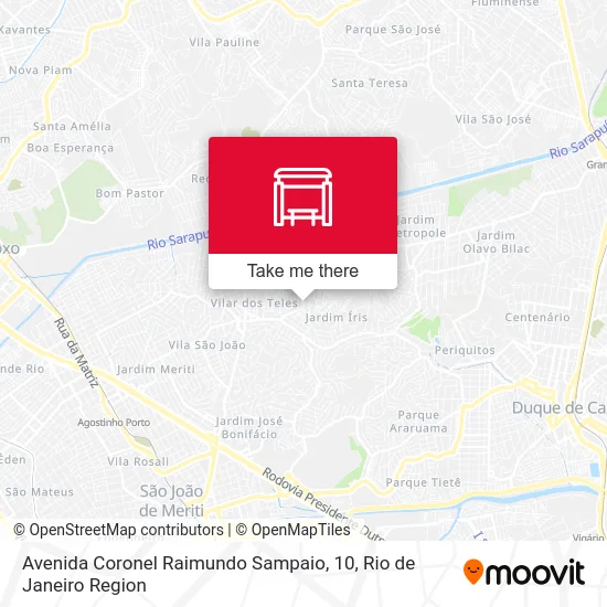 Avenida Coronel Raimundo Sampaio, 10 map