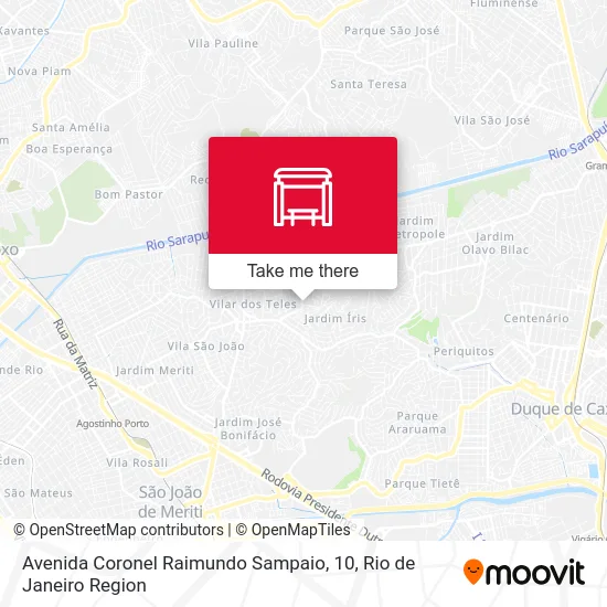 Avenida Coronel Raimundo Sampaio, 10 map