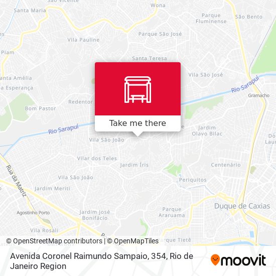 Avenida Coronel Raimundo Sampaio, 354 map