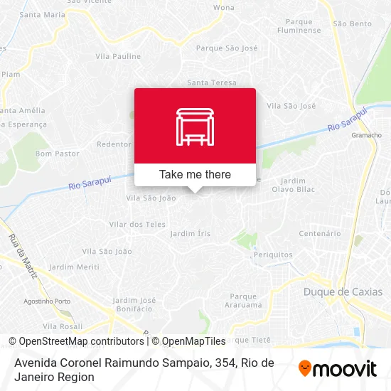 Avenida Coronel Raimundo Sampaio, 354 map