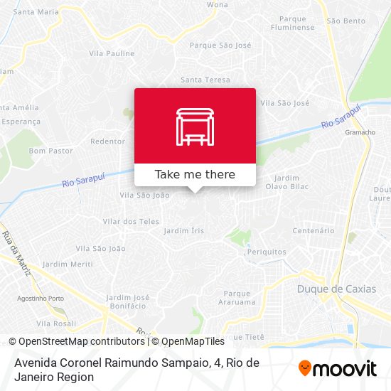 Avenida Coronel Raimundo Sampaio, 4 map