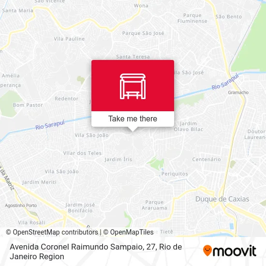 Avenida Coronel Raimundo Sampaio, 27 map