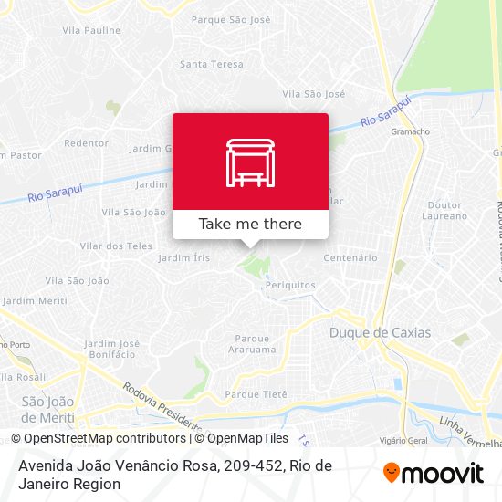 Avenida João Venâncio Rosa, 209-452 map