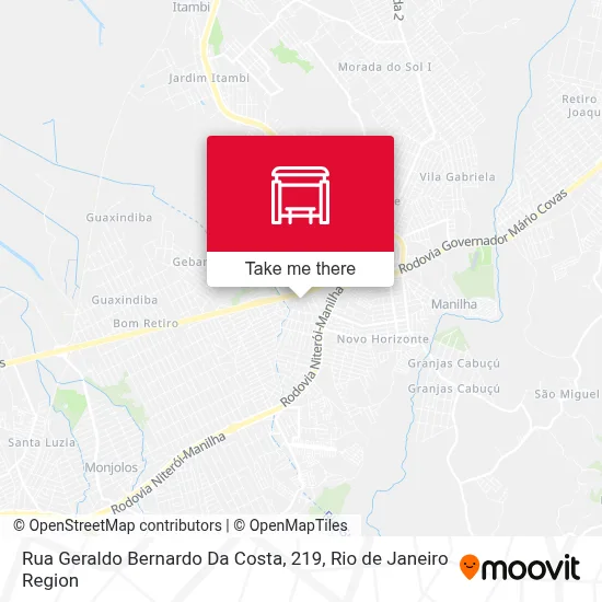 Rua Geraldo Bernardo Da Costa, 219 map