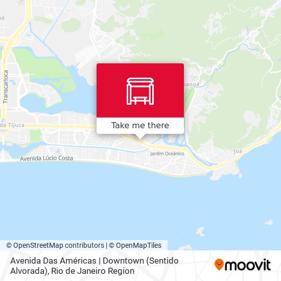 Avenida Das Américas | Downtown (Sentido Alvorada) map