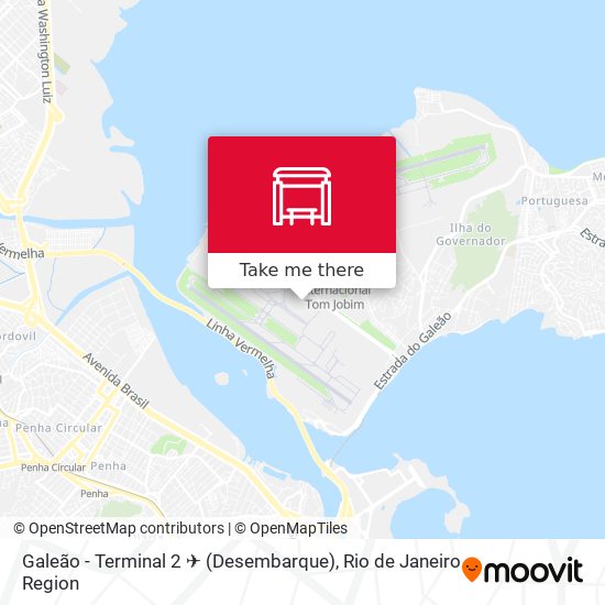 Mapa Galeão - Terminal 2 ✈ (Desembarque)