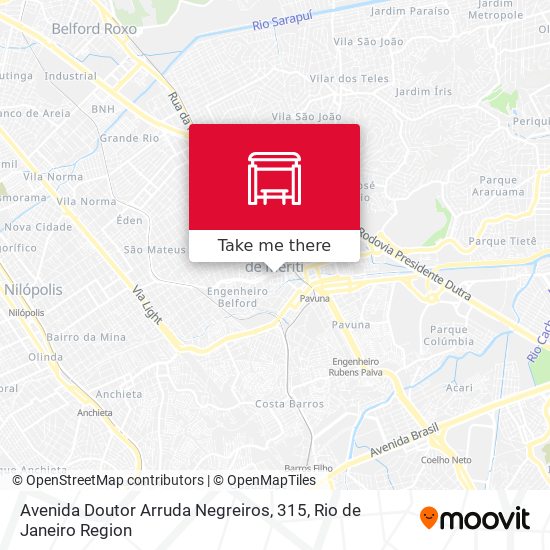 Avenida Doutor Arruda Negreiros, 315 map