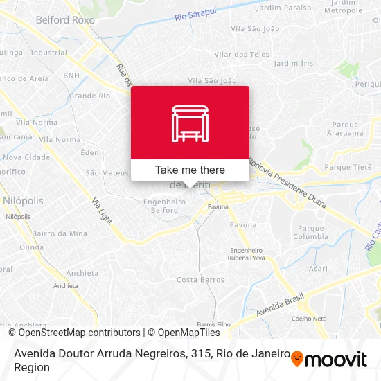 Avenida Doutor Arruda Negreiros, 315 map