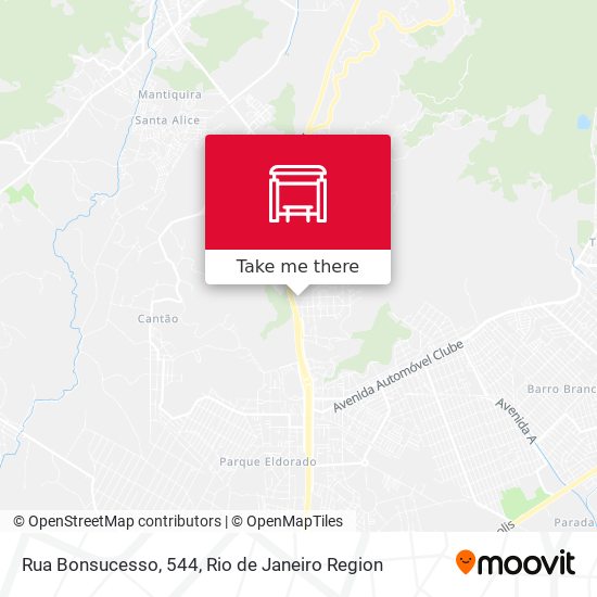 Rua Bonsucesso, 544 map