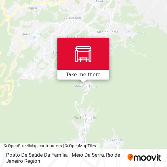 Posto De Saúde Da Família - Meio Da Serra map