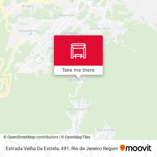 Estrada Velha Da Estrela, 491 map