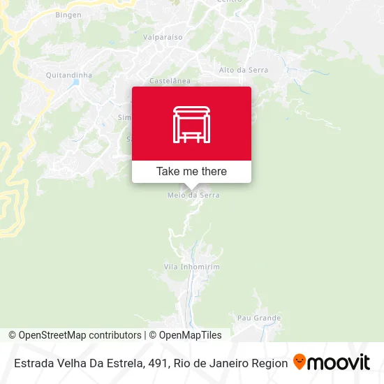 Estrada Velha Da Estrela, 491 map