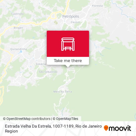 Estrada Velha Da Estrela, 1007-1189 map