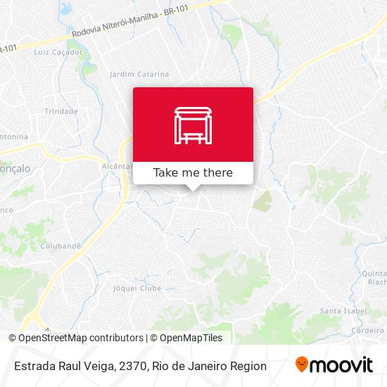 Estrada Raul Veiga, 2370 map