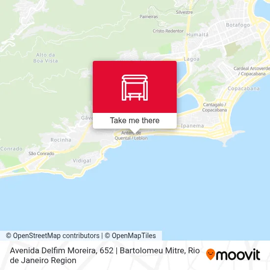 Avenida Delfim Moreira, 652 | Bartolomeu Mitre map