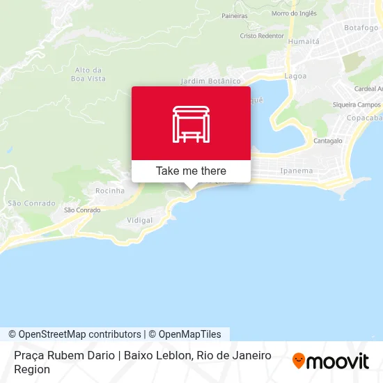 Praça Rubem Dario | Baixo Leblon map