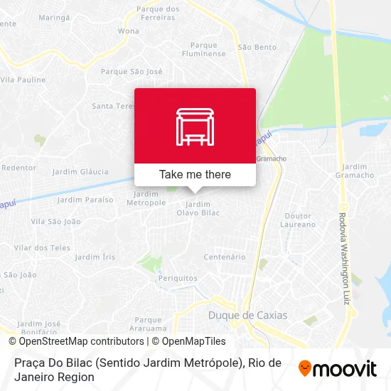 Praça Do Bilac (Sentido Jardim Metrópole) map