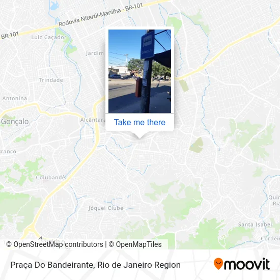 Praça Do Bandeirante map