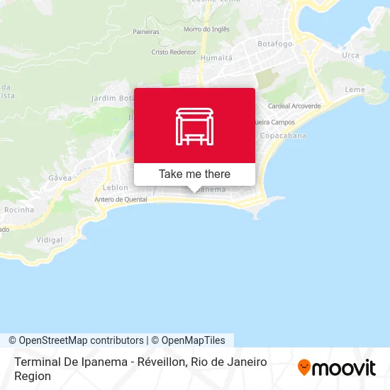 Terminal De Ipanema - Réveillon map