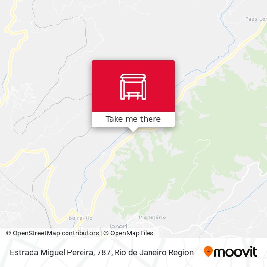 Estrada Miguel Pereira, 787 map