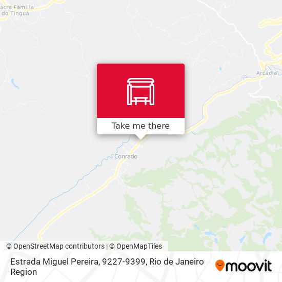 Estrada Miguel Pereira, 9227-9399 map