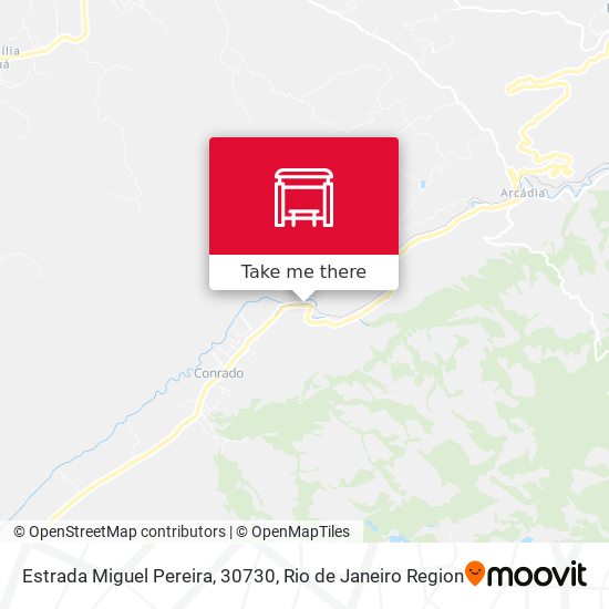 Estrada Miguel Pereira, 30730 map