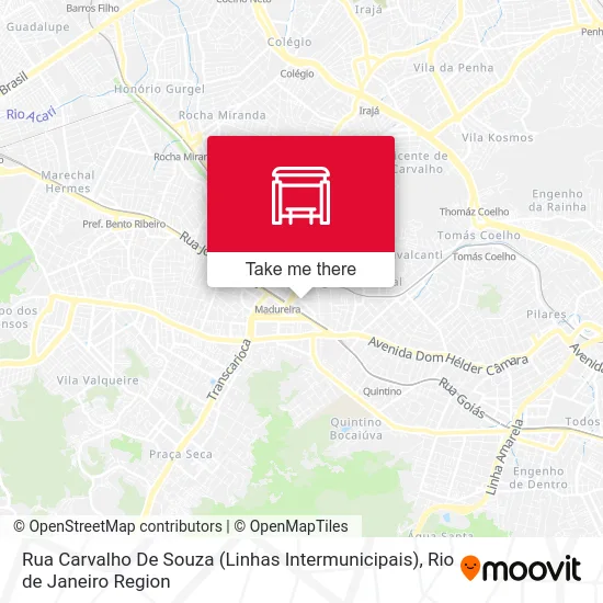 Rua Carvalho De Souza (Linhas Intermunicipais) map