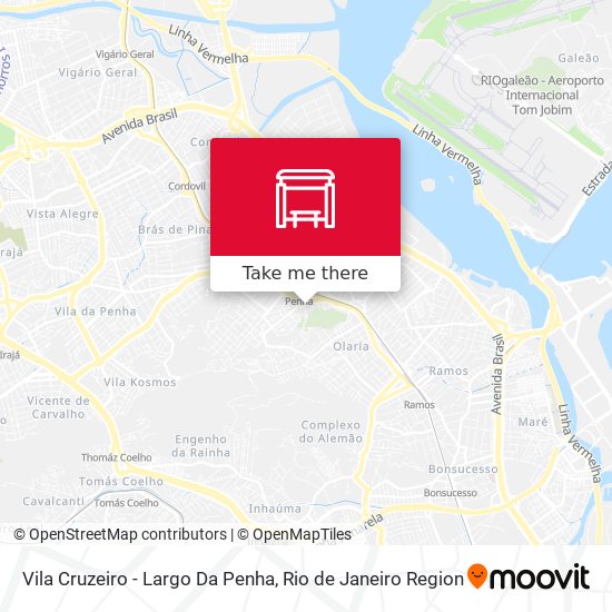 Vila Cruzeiro - Largo Da Penha map