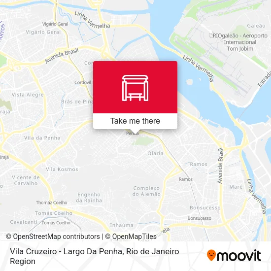 Vila Cruzeiro - Largo Da Penha map