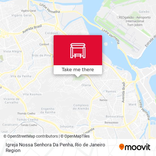 Mapa Igreja Nossa Senhora Da Penha