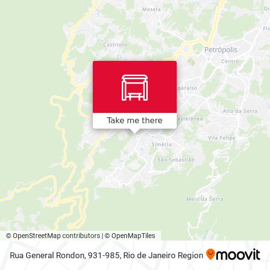 Rua General Rondon, 931-985 map