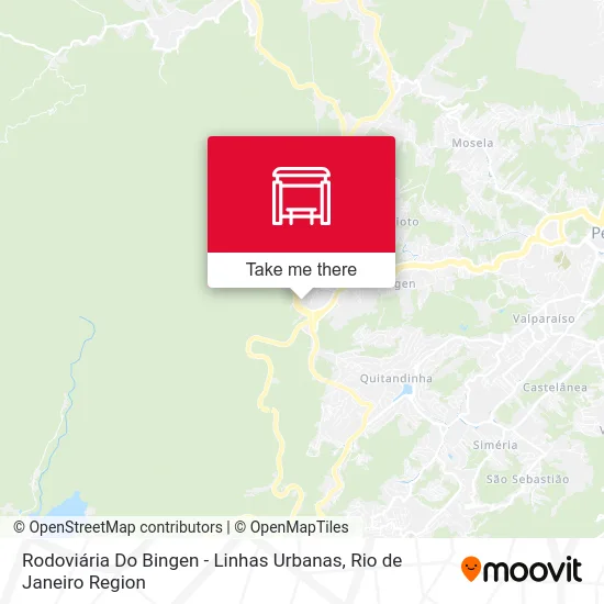 Rodoviária Do Bingen - Linhas Urbanas map