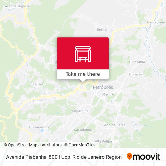 Mapa Avenida Piabanha, 800 | Ucp