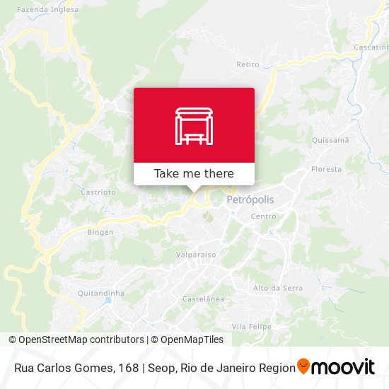 Mapa Rua Carlos Gomes, 168 | Seop