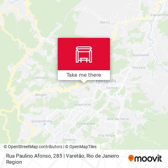 Mapa Rua Paulino Afonso, 285 | Varetão